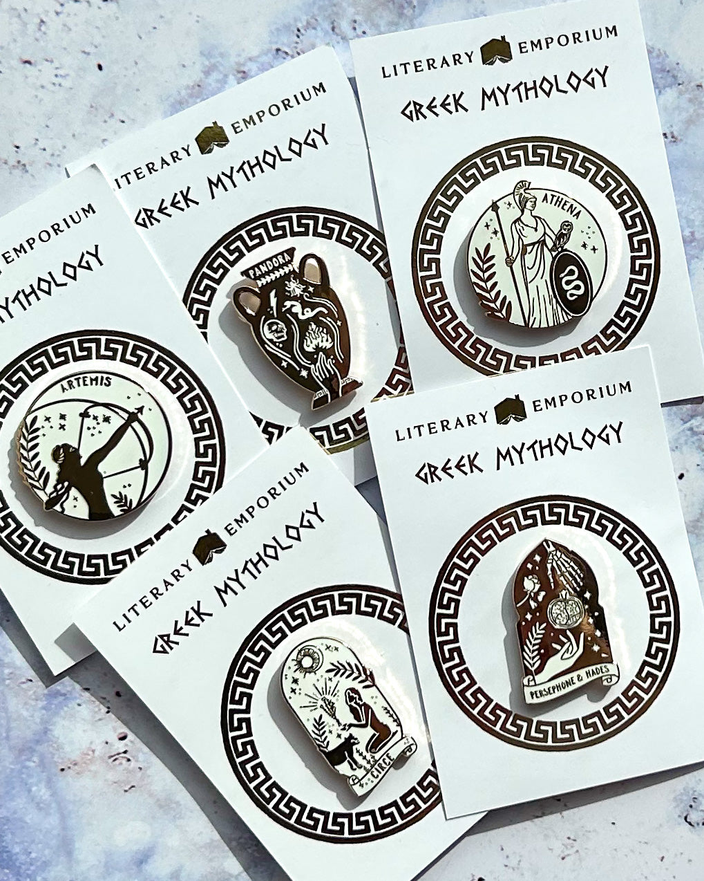 Goddess Enamel Pin Badges