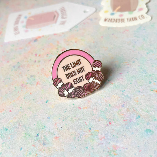 The Limit Does Not Exist Enamel Pin