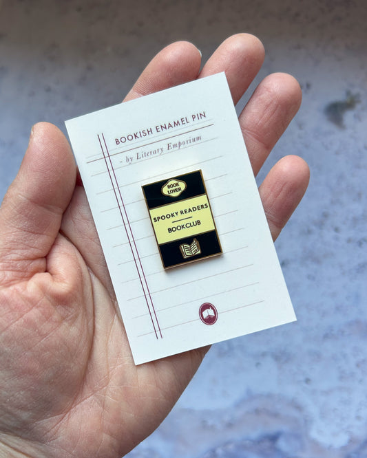 Spooky Readers Bookclub Enamel Pin