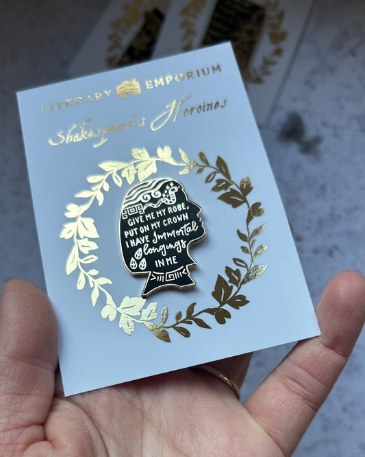 Cleopatra Enamel Pin