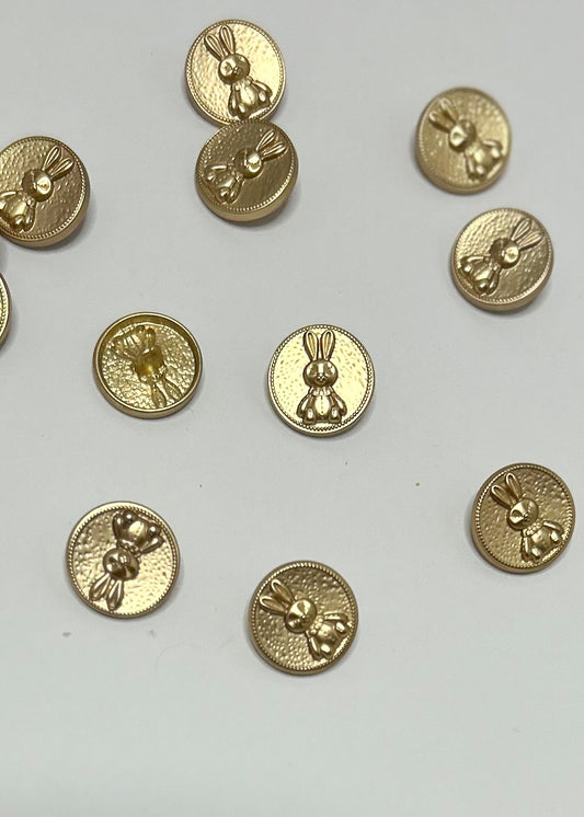 Bunny Coin Buttons